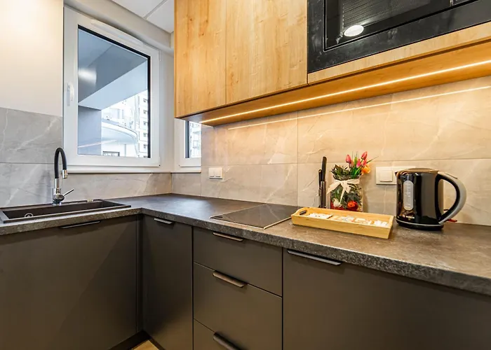 شقة Kasprzaka29 Tower - View, 9th Floor, Balcony, Targi Expo - By Rentujemy وارسو